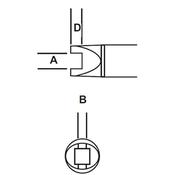 Metcal SMTC-002 - Punta biforcuta Chip 1206 e 1210 - S. 600
