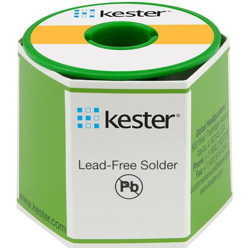 Kester Wire Solder, 015", Sn96.3 Ag3.7, #66/285, 1 lb