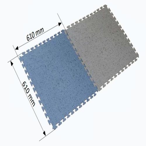 Iteco - Piastrella autobloccanti ESD grigia - 590x590x4 mm