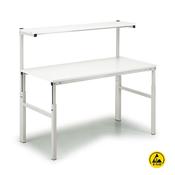 Treston Banco da lavoro ESD 1500x700mm con ripiano- mod. TPH