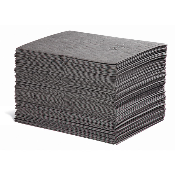 Tappetino Assorbente Universal Pig MAT240 - Grigio, 51x38 Cm, Capacità 83.6 L, Confezione Da 100 Pezzi - Foto 4