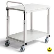 Treston Carrello SAP 710 ESD con ripiano inferiore, maniglia