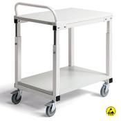 Treston Carrello SAP 507 ESD con ripiano inferiore, maniglia