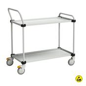 Treston - Carrello 2 ripiani TRTA 2, ESD 890x530x1020mm