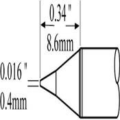 Metcal SCP-CN04 - Punta conica 0.4 mm