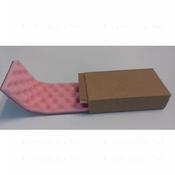 Scatola a fascione con spugna antistatica 200x125x60mm