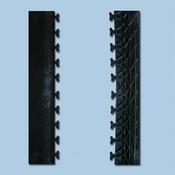 Rampa nera in PVC a incastro negatiivo - 608x100mm