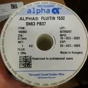 162862 ALPHA METALS filo fluitin 1532 1.1 63/37 D. 0.7mm 1kg