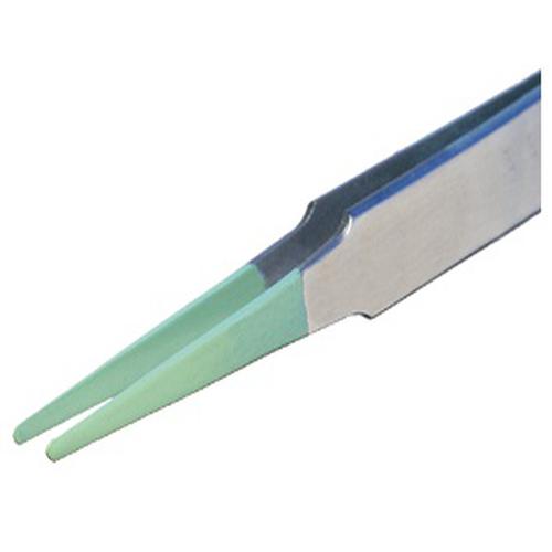 Pinzetta con punte piatte e arrotondate ricoperte in TEFLON