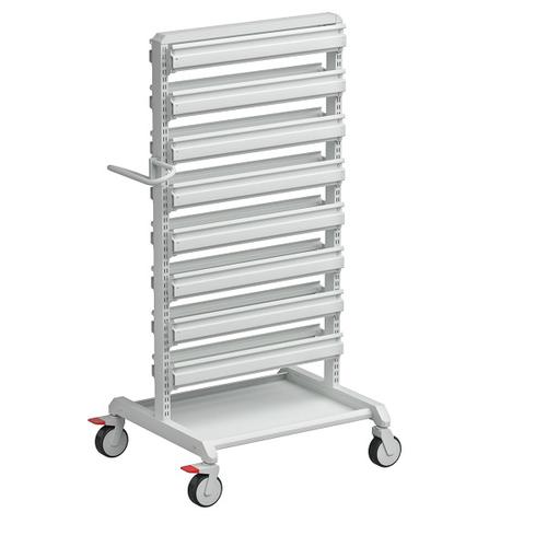 Treston - Stacking bin trolley 780mm x 715mm x 1630mm