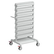 Treston - Stacking bin trolley 780mm x 715mm x 1630mm