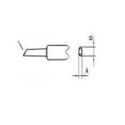 WELLER NTGW PUNTA  CONICA TAGLIO SBIECO 45° 2MM