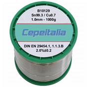Filo Lead Free Sn99.3/Cu0.7 - 1.0mm - 1000g