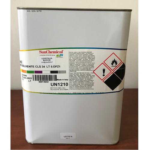 SUNCHEMICAL SOLVENTE CLS 34 LT 5:DFZ1
