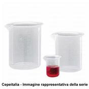 Bicchiere graduato in rilievo - PP - Forma bassa - 1000 ml