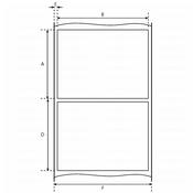 NORTEC V7123i711a2S ET.WHITE POLYESTER  62.0x82.0mm 2000pz