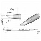 JBC Punta saldante C245-793 a fetta di salame Ø 2.8 mm - 60º