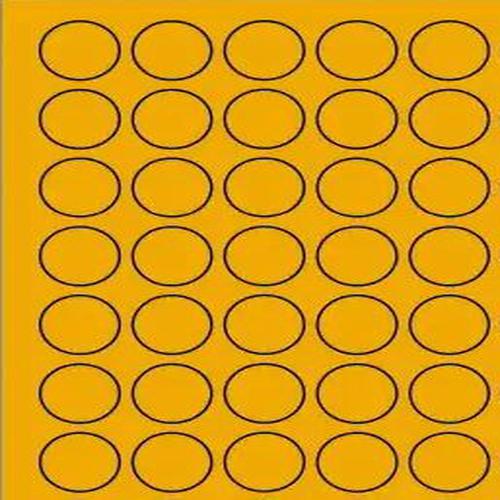Nortec Bollini arancioni carta QC Passed Rotolo 10000 pz 8mm