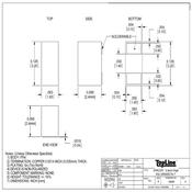 Topline SSL120695E7A-T Spacer 3.2x1.6x2.4mm Reel 1000pcs