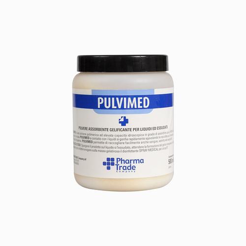 PULVIMED Polvere assorbente gelificante per liquidi 500g
