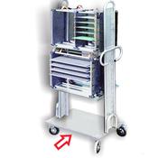 Iteco Piano base zincato, ruote conduttive 8100.050