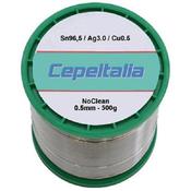 Filo Lead Free No Clean Sn96.5/Ag3.0/Cu0.5 - 0.5mm - 500g