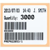 Iteco - Rotolo 1360 etichette 57x51mm per stampante termica