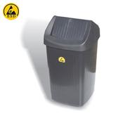 Iteco Cestino ESD con coperchio, 50litri - 360x360x500(h)mm