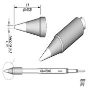 JBC C245-736E Punta saldante conica Ø 1 mm