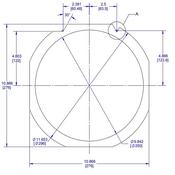 Topline FF108  8"  Frame