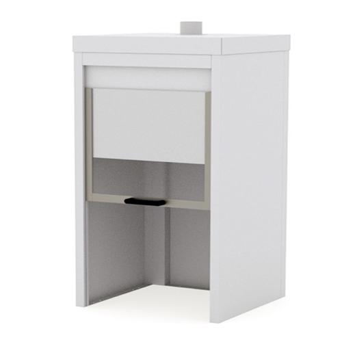 Cabina aspirante a pavimento per inserimento carrello