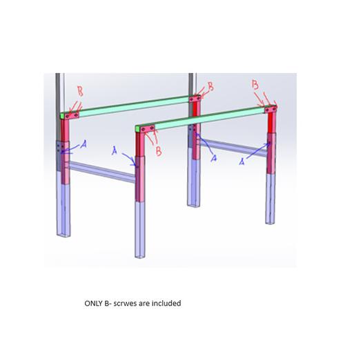 Treston SKLM - L angle (particolari evidenziati in rosso)