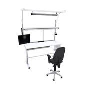 Treston Banco da lavoro 1800x800mm mod.Stazioni WB allestito