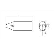Weller XHT C Punta a cacciavite per stilo WP200/WXP200