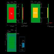 Topline LGATRAY21MM Jedec 21 x 21mm 32 pockets