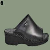 Abeba Ciabatta ESD Modello 31092 Size 38 - nero