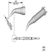 JBC NanoPunta saldante C115-105 - Conico piegato 0.3 mm 1pz