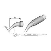 JBC Punta saldante C210-004 - Conica curva Ø 0.7 mm