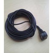 iteco Cavo nero 3m 1 bott femmina 10mm+2 banana femmina 4mm