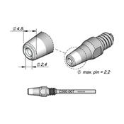 JBC C560-007 Punta dissaldante Lunga durata D.I. Ø 2.4 mm