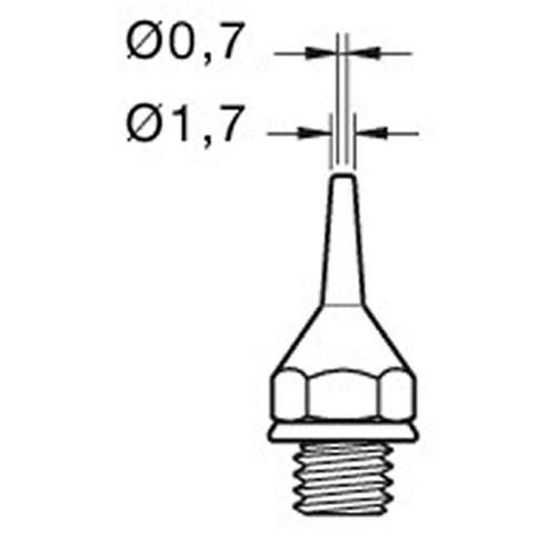 JBC Punta dissaldante 07HT - D.I. 0.7mm DSV 30ST/40ST/SL2020