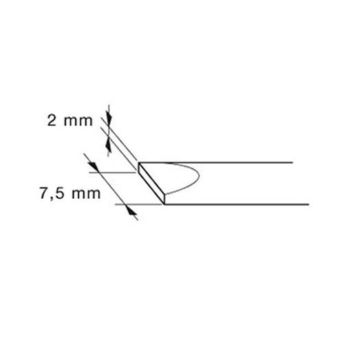 JBC Punta saldante 50D - Cacciavite 7.5x2mm - 50S