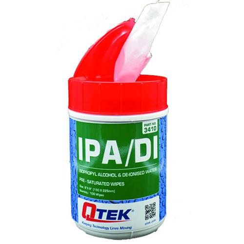 Qtek IPA/DI 3410 salviette 150X225 mm 100pz