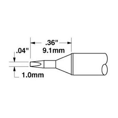 Metcal STTC-125 - Punta a cacciavite 1.0 mm - Serie 700