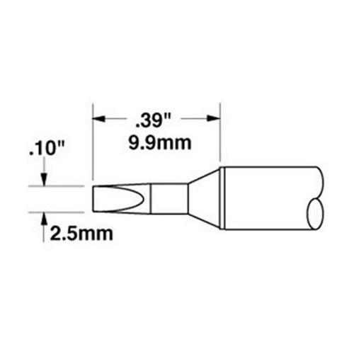 Metcal STTC-136 - Punta a cacciavite lungo 2.5 mm - S. 700