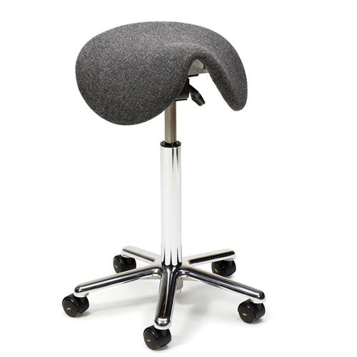 Treston - Sedia a forma di sella ESD rivestimento grigio