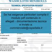 TECH EKRA Miniroll 535mm per pulizia telai serigrafici 20pz